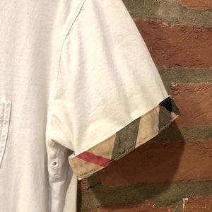 Burberry T-shirt, barely worn, size small, my first Burberry buy!